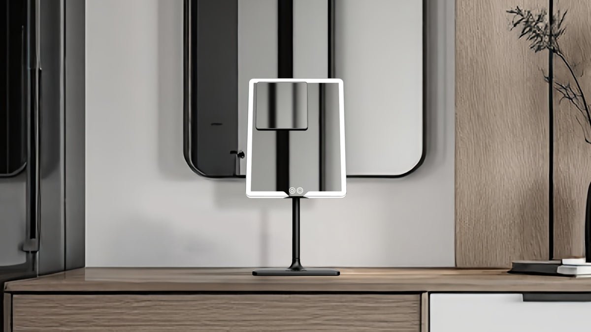 ORBIT Vanity Mirror Guide: 7X Magnifier, Light Modes, Charging and Set-Up - LUNA London