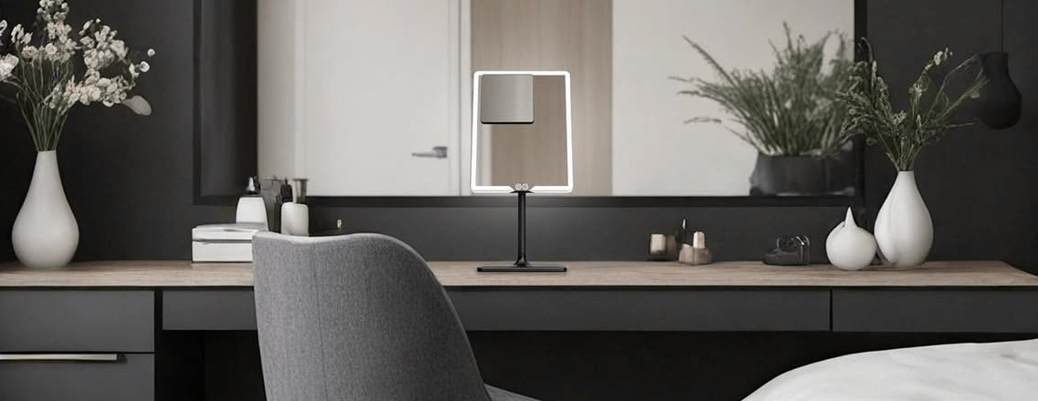 Travel Lighted Mirrors: Solve Bad Hotel Lighting Instantly - LUNA London