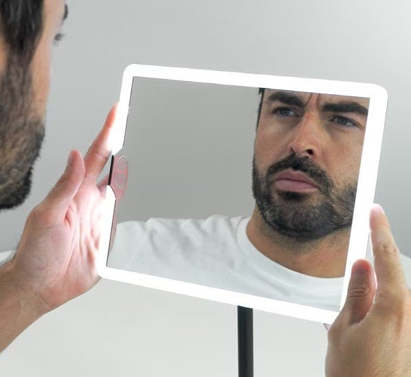 Mirror-Backed Men’s Skincare: Clearer Skin & Smoother Shaves - LUNA London
